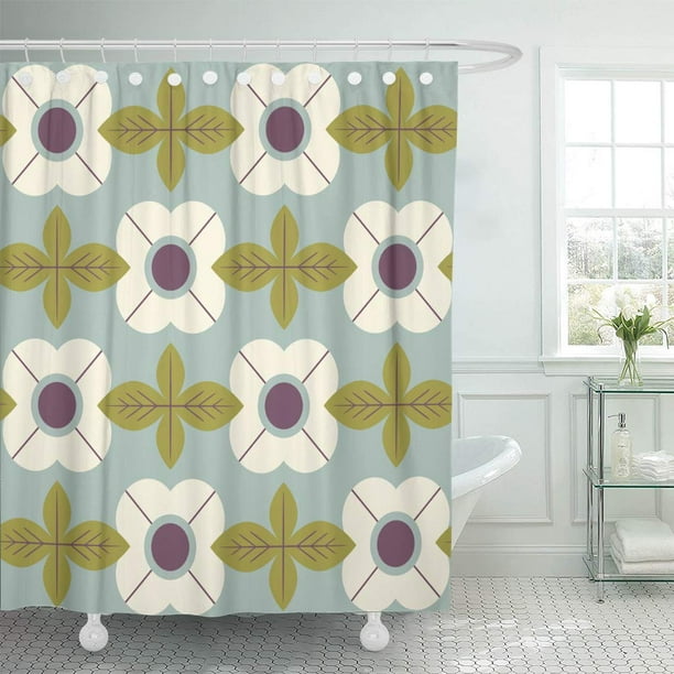 Bathroom Shower Curtain 60in70in with winter Scandinavian pattern Bathroom Shower Curtain 60in70in with winter Scandinavian pattern